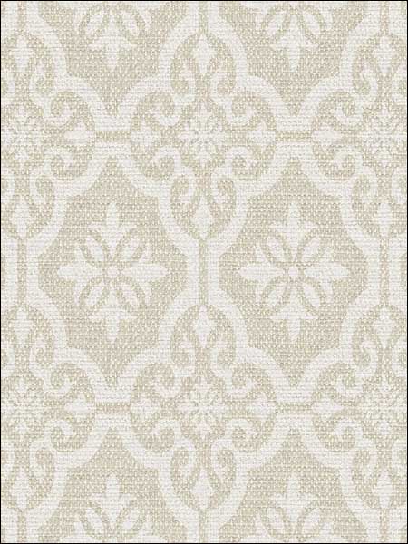 Florida Tile on Grass wallpaper in 51602 color - pattern number TH51602 - by Pelican Prints in the Destination USA collection