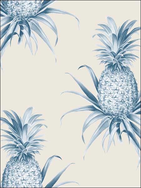Florida Pineapples wallpaper in 52002 color - pattern number TH52002 - by Pelican Prints in the Destination USA collection