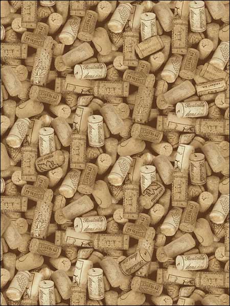 Napa Corks wallpaper in 52305 color - pattern number TH52305 - by Pelican Prints in the Destination USA collection