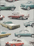 Detroit Cars fabric in 52801 color - pattern number TH52801 - by Pelican Prints in the Destination USA collection