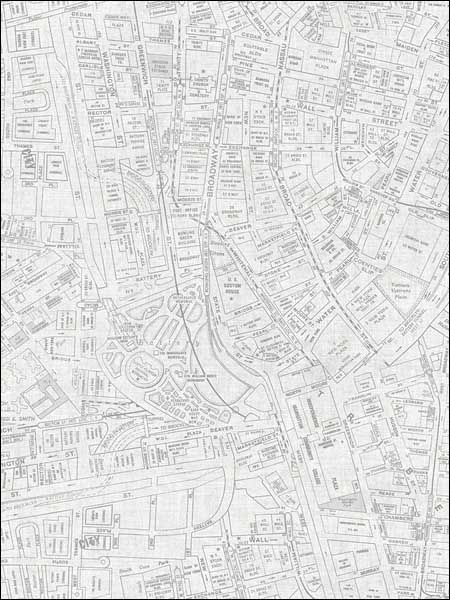 New York Maps wallpaper in 53108 color - pattern number TH53108 - by Pelican Prints in the Destination USA collection
