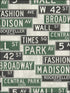 New York Signs wallpaper in 53404 color - pattern number TH53404 - by Pelican Prints in the Destination USA collection