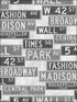 New York Signs wallpaper in 53408 color - pattern number TH53408 - by Pelican Prints in the Destination USA collection