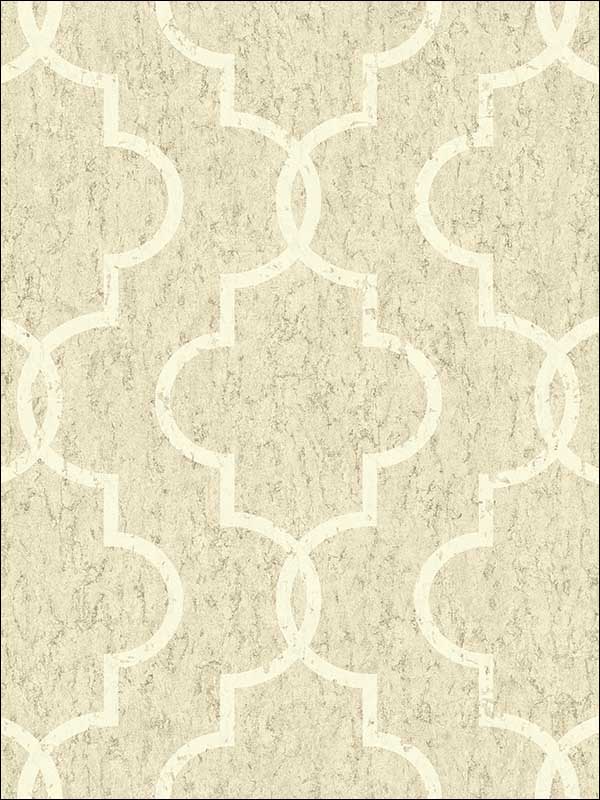Cork Intersect Ogee Textured wallpaper in 10105 color - pattern number RC10105 - by Wallquest in the Textures 27 in Type II Wallcoverings collection