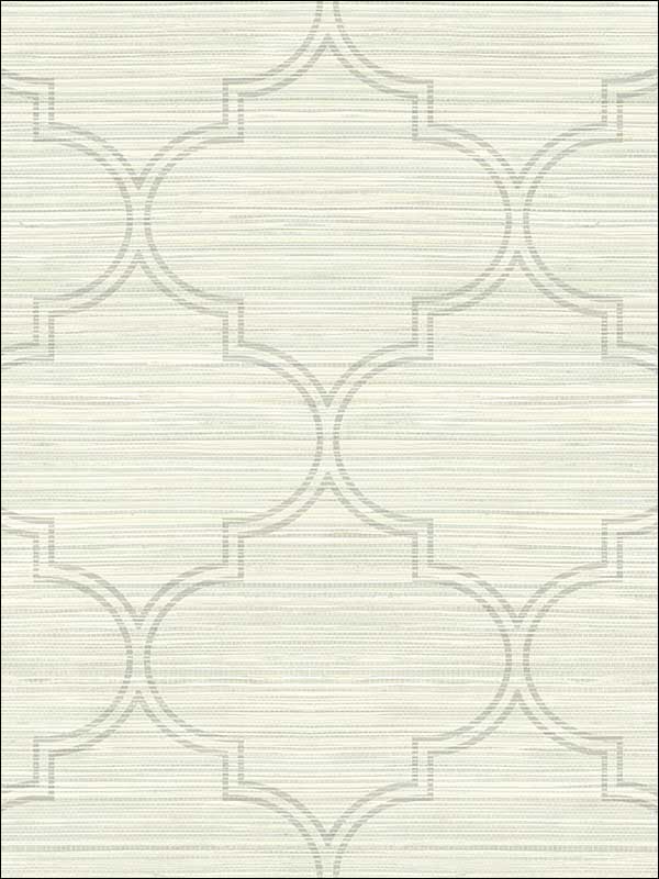Grasscloth Look Ogee Textured wallpaper in 10208 color - pattern number RC10208 - by Wallquest in the Textures 27 in Type II Wallcoverings collection