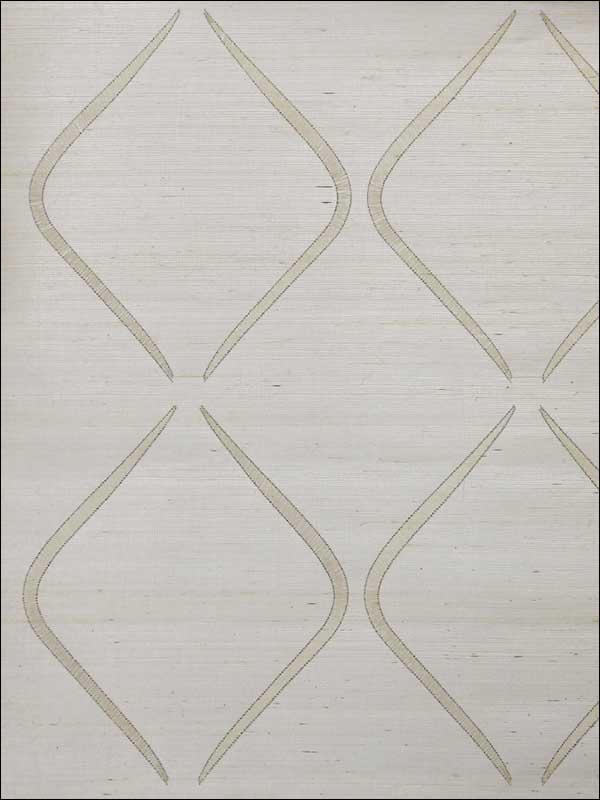Marquise wallpaper in white color - pattern number DL2902 - by Candice Olson in the Candice Olson Natural Splendor collection