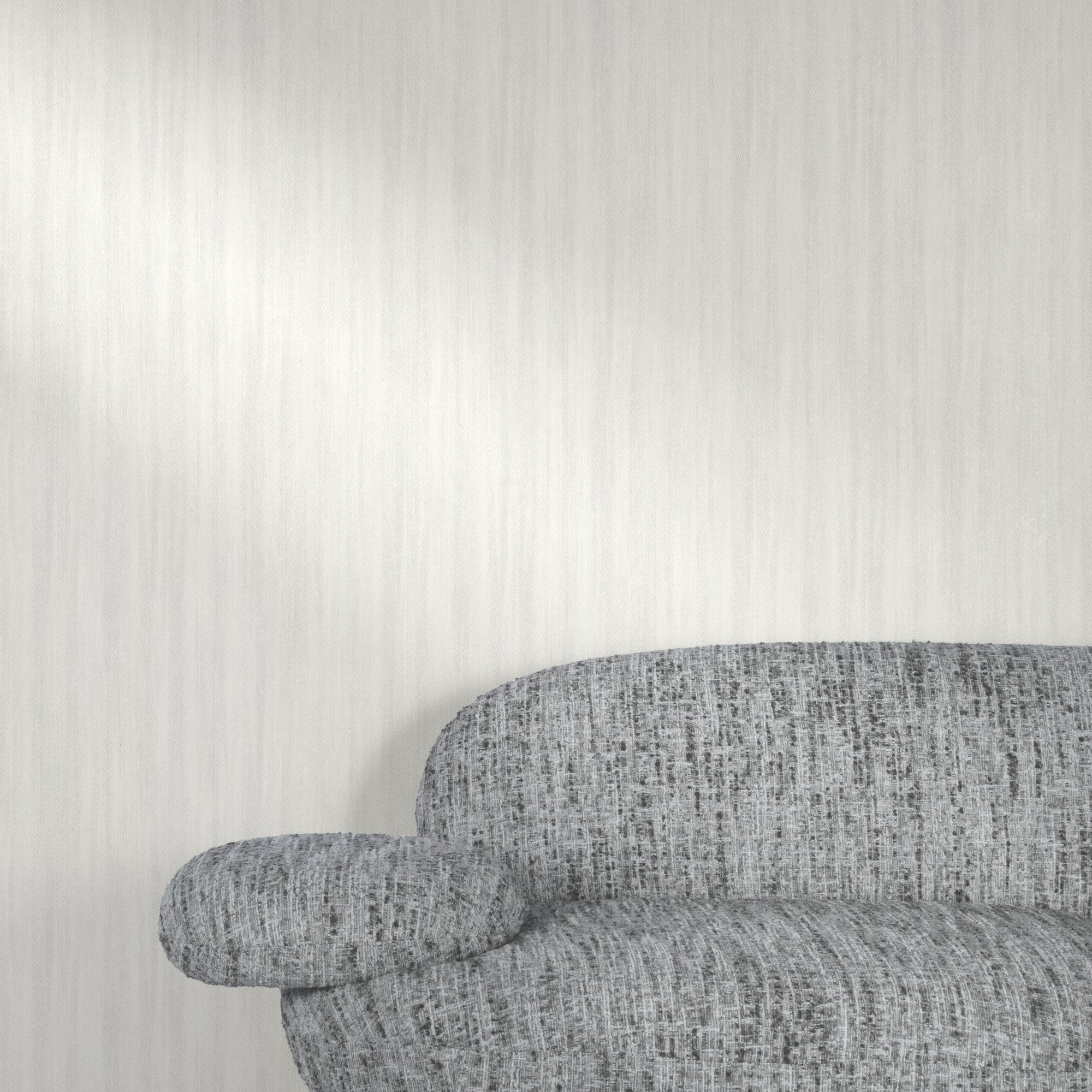 Textile Plain Wallpaper in grey color - pattern number 205102 - by Grandeco in the Textured Vibes collection