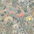 Blomsterhav Wallpaper in taupe color - pattern number 2054 - by Schumacher in the Borastapeter collection