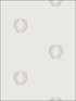 In Register Laurel Leaf fabric in light beige light taupe metallic gold color - pattern number IM36408 - by Patton Norwall in the Silk Impressions 2 collection
