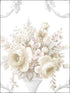 In Register Ornamental Floral fabric in beige light grey pink color - pattern number IM36420 - by Patton Norwall in the Silk Impressions 2 collection