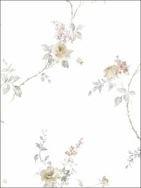 In Register White Wedding wallpaper in beige light grey pink color - pattern number MD29400 - by Patton Norwall in the Silk Impressions 2 collection