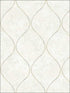 Ogee fabric in off white and metallic gold color - pattern number FI70505 - by Seabrook in the French Impressionist collection