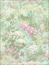 Floral fabric in metallic teal green and pink color - pattern number FI70702 - by Seabrook in the French Impressionist collection