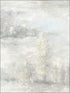 Tree Line fabric in metallic champagne and purple haze color - pattern number FI70808 - by Seabrook in the French Impressionist collection