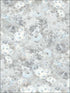 Daisy wallpaper in metallic silver and sky blue color - pattern number FI71308 - by Seabrook in the French Impressionist collection