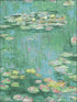 Lily Pads fabric in gold green and pink color - pattern number FI71504 - by Seabrook in the French Impressionist collection