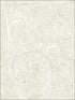 Scroll wallpaper in metallic baby blue and grey color - pattern number FI71604 - by Seabrook in the French Impressionist collection