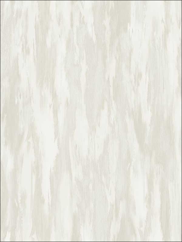 Stria wallpaper in metallic pearl and off white color - pattern number FI71702 - by Seabrook in the French Impressionist collection