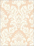 Raised Glitter Damask fabric in blush color - pattern number UK10456 - by Seabrook in the Mica by Pear Tree Studios collection
