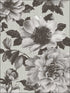 Halftone Floral wallpaper in umber color - pattern number UK11105 - by Seabrook in the Mica by Pear Tree Studios collection