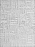 Edward Paintable Supaglypta fabric in white color - pattern number 437-RD0602 - by Brewster in the Anaglypta XII collection