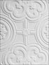 Egon Paintable Textured Vinyl fabric in white color - pattern number 437-RD80029 - by Brewster in the Anaglypta XII collection