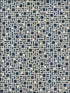 Bento Geometric fabric in indigo color - pattern number 2764-24339 - by A Street Prints in the Mistral collection