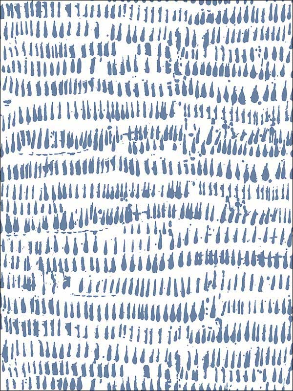 Runes Brushstrokes fabric in blue color - pattern number 2764-24357 - by A Street Prints in the Mistral collection