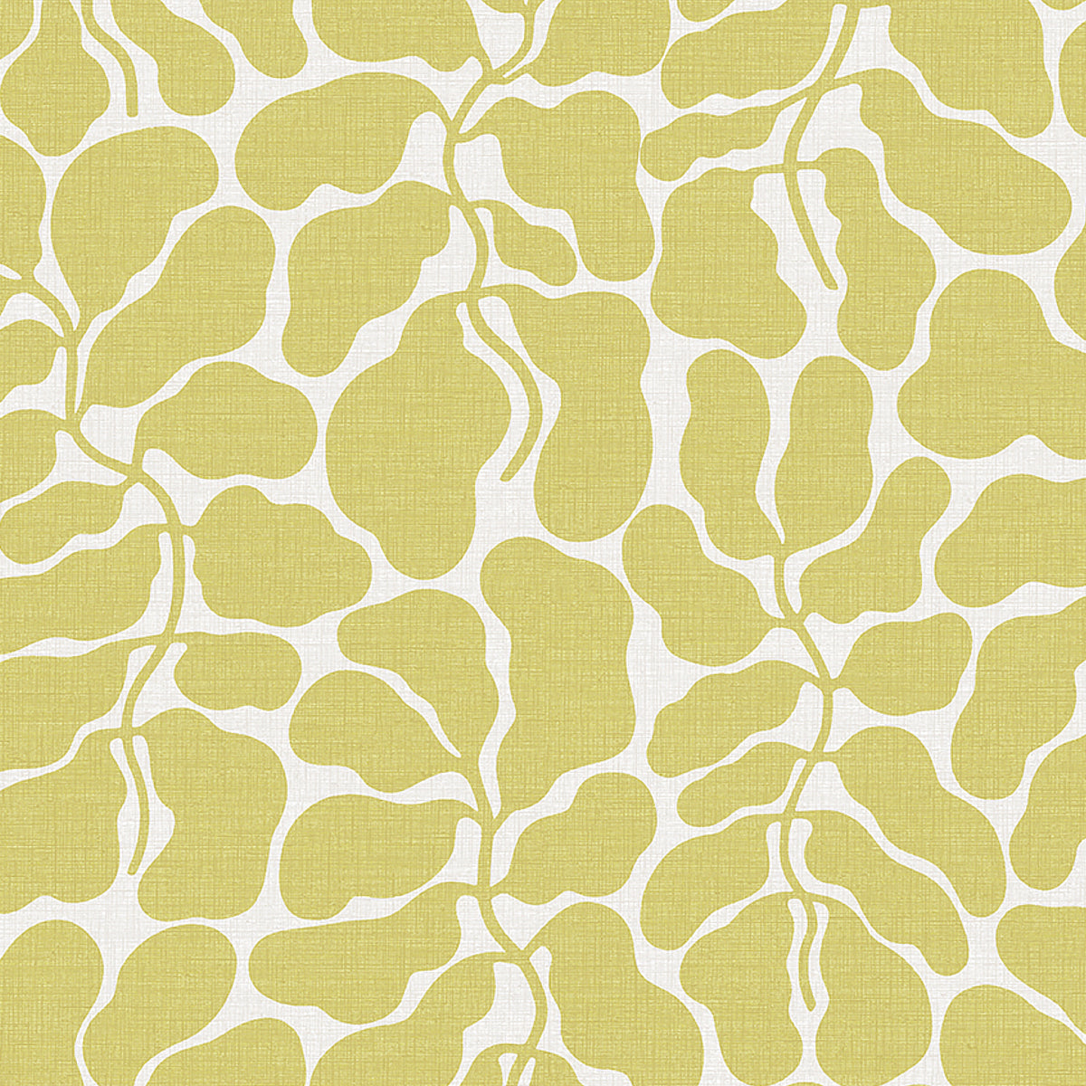 My Secret Garden wallpaper in ochre color - pattern number 2074 - by Schumacher in the Borastapeter collection