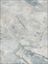 Carrara Marble fabric in teal blue color - pattern number WF36312 - by Patton Norwall in the Wall Finishes collection