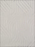 Ebb and Flow fabric in white and silver color - pattern number NW3516 - by Antonina Vella in the Modern Metals collection
