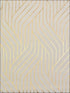 Ebb and Flow fabric in almond and gold color - pattern number NW3517 - by Antonina Vella in the Modern Metals collection