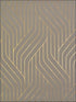 Ebb and Flow wallpaper in khaki and gold color - pattern number NW3518 - by Antonina Vella in the Modern Metals collection