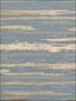 Atmosphere fabric in teal and gold color - pattern number NW3543 - by Antonina Vella in the Modern Metals collection