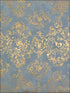 Stargazer fabric in blue and gold color - pattern number NW3565 - by Antonina Vella in the Modern Metals collection