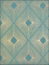 Harlowe fabric in teal and gold color - pattern number NW3589 - by Antonina Vella in the Modern Metals collection