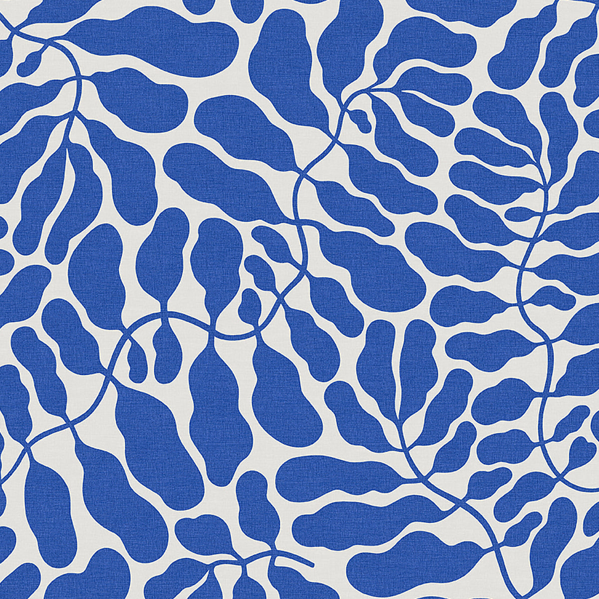My Secret Garden Grand mural in cobalt color - pattern number 2078 - by Schumacher in the Borastapeter collection
