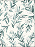 Weekends Olive Branch fabric in teal color - pattern number ME1536 - by Magnolia Home by Joanna Gaines in the Magnolia Home Vol 2 collection