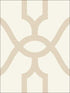Woven Trellis wallpaper in beige color - pattern number ME1554 - by Magnolia Home by Joanna Gaines in the Magnolia Home Vol 2 collection