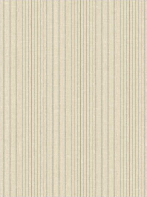 French Ticking wallpaper in khaki and light blue color - pattern number ME1560 - by Magnolia Home by Joanna Gaines in the Magnolia Home Vol 2 collection