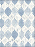 Woodblock wallpaper in blue color - pattern number ME1568 - by Magnolia Home by Joanna Gaines in the Magnolia Home Vol 2 collection