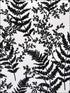 Forest Fern Flock wallpaper in black color - pattern number ME1583 - by Magnolia Home by Joanna Gaines in the Magnolia Home Vol 2 collection