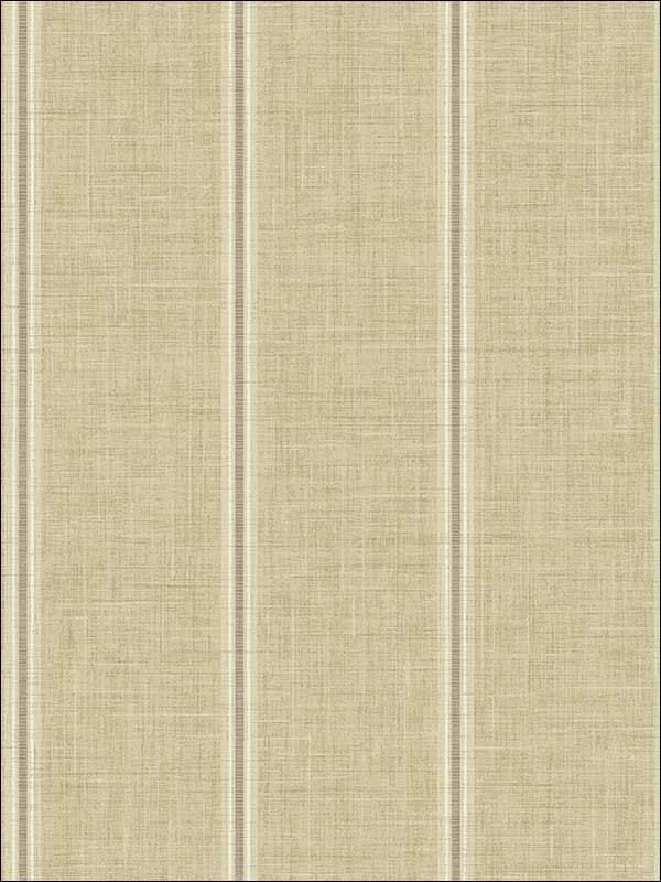 Stripe wallpaper in gold color - pattern number MS91607 - by Pelican Prints in the Brownstone collection