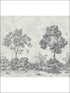 Toile 3 Panel Mural mural in gray color - pattern number MS91800M - by Pelican Prints in the Brownstone collection