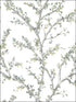 Trail fabric in teal gray color - pattern number JB20204 - by Wallquest in the Woodlands Resource by Daisy Bennett collection