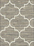Lattice on Grasscloth fabric in charcoal neutral color - pattern number JB20808 - by Wallquest in the Woodlands Resource by Daisy Bennett collection