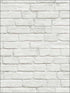 Vintage White Brick Peel and Stick wallpaper in off white color - pattern number AX10800 - by NextWall in the Peel and Stick Wallpaper by Nextwall collection