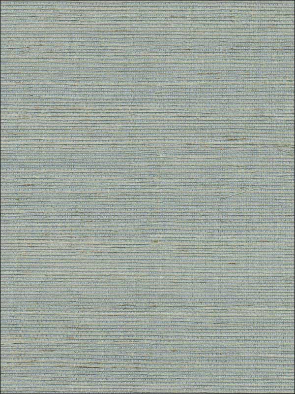 Zhejiang Grasscloth fabric in aquamarine color - pattern number 2732-80014 - by Kenneth James in the Canton Road Grasscloth collection