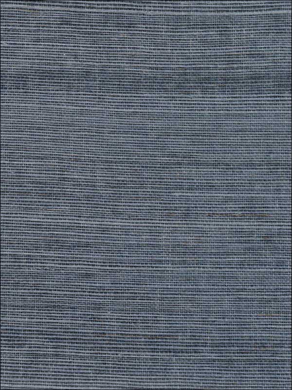 Victoria Grasscloth wallpaper in indigo color - pattern number 2732-80015 - by Kenneth James in the Canton Road Grasscloth collection