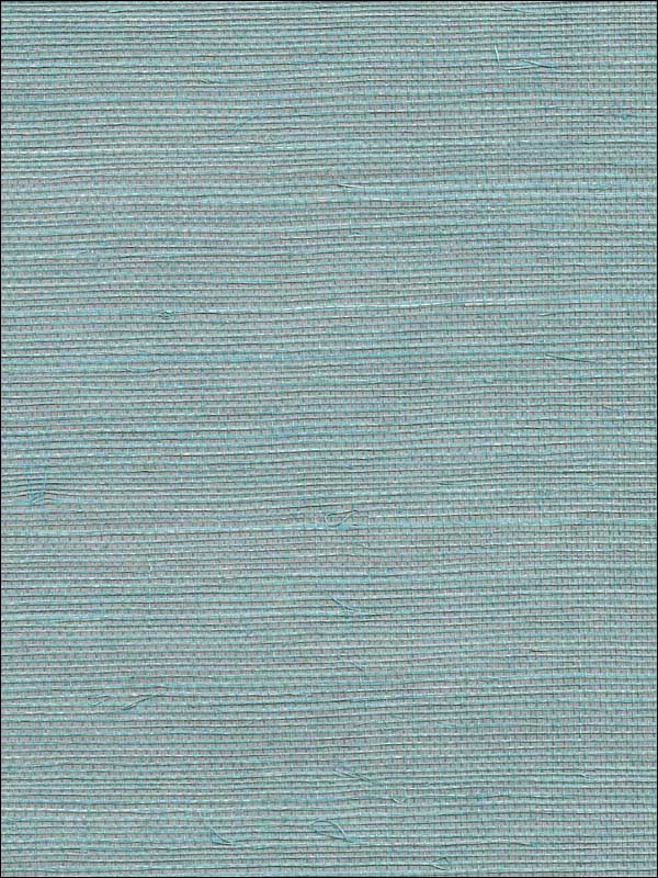 Haiphong Grasscloth wallpaper in turquoise color - pattern number 2732-80016 - by Kenneth James in the Canton Road Grasscloth collection